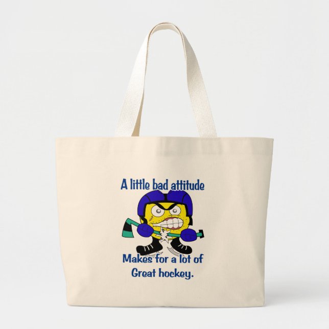 Bad Attitude Bag Jumbo Stoffbeutel (Vorne)