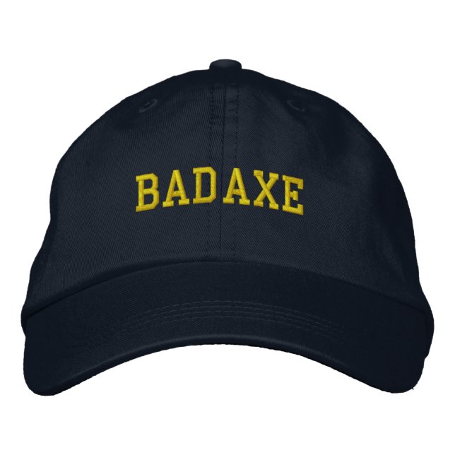 Bad Ax Michigan Casquette de baseball brodé (Devant)