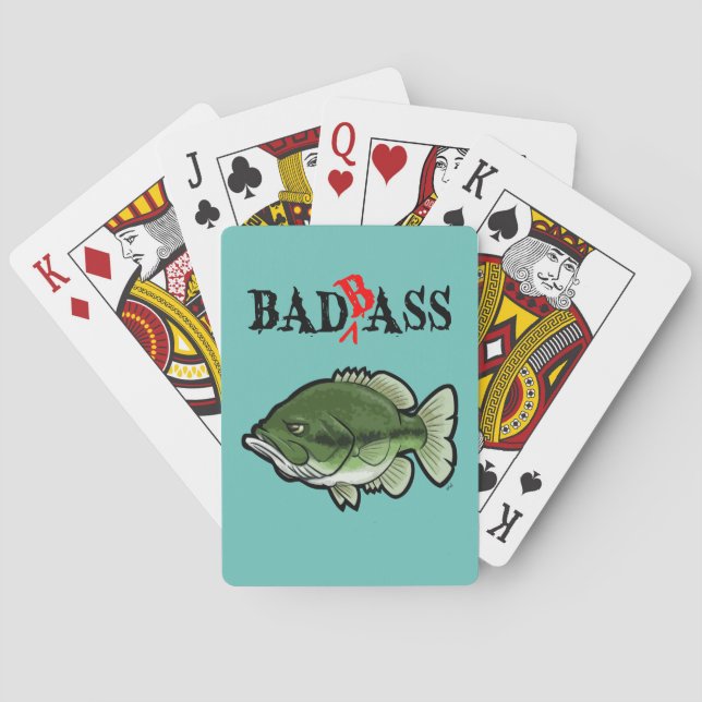 Bad Bass Playing Cards Spielkarten (Rückseite)