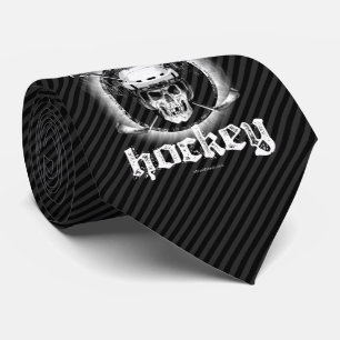Bad Bonez cravate de hockey (noir)