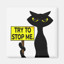 Bad Boogie Fanny Magnet - Try To Stop Me Schild