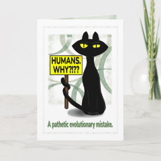 Bad Boogie Funny Thank You Card Karte