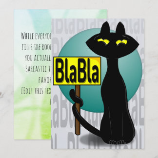 Bad Boogie Funny Thank You Card Mitteilungskarte