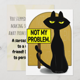 Bad Boogie Funny Thank You Card Mitteilungskarte