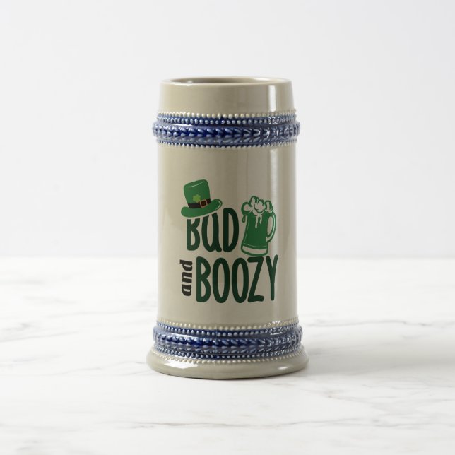 Bad & Boozy: Humorvolles Geschenk für Golfenthusia Bierglas (Mittel)