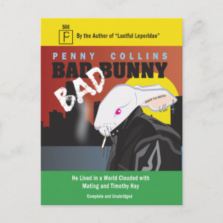 BAD BUNNY POSTKARTE
