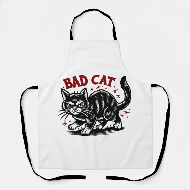 Bad Cat Schürze (Vorderseite)