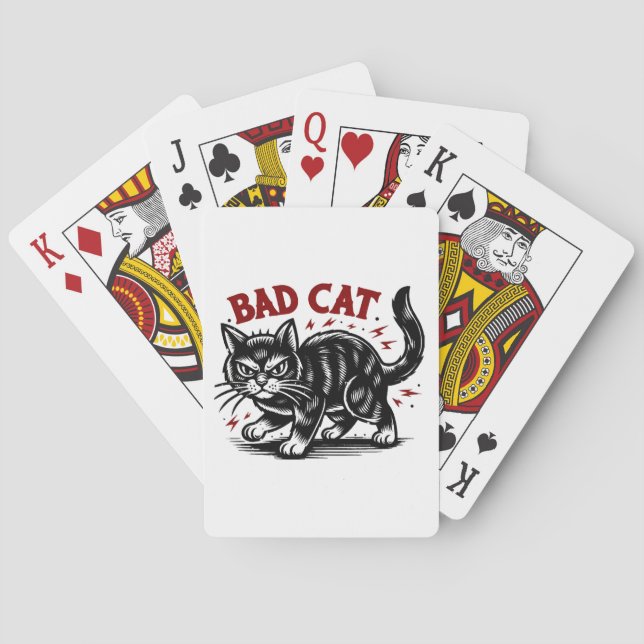 Bad Cat Spielkarten (Rückseite)