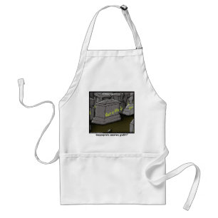 Bad Cemetary Grafitti Funny Schürze