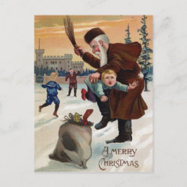 Bad Child Christmas Postcard Postkarte