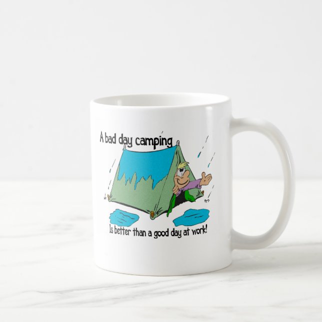 Bad Day Camping Kaffeetasse (Rechts)