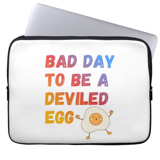 Bad Day to Be a Deviled Egg Laptopschutzhülle (Vorderseite)