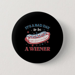 Bad Days Hotdog Dackel 4. Juli Patriotische Unabhä Button