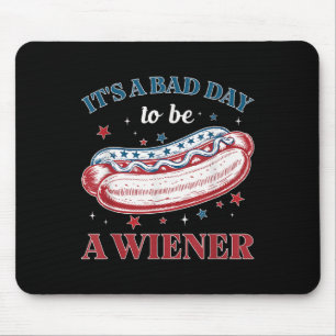 Bad Days Hotdog Dackel 4. Juli Patriotische Unabhä Mousepad