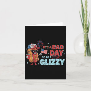 Bad Days Hotdog Dackel Glizzy Firework 4. Juli Pa Karte