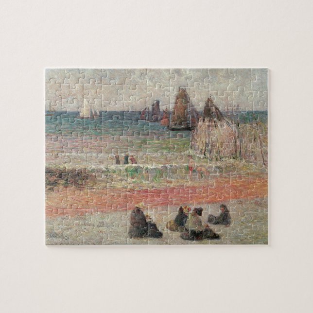 Bad Dieppe von Paul Gauguin, Vintage Kunst (Horizontal)