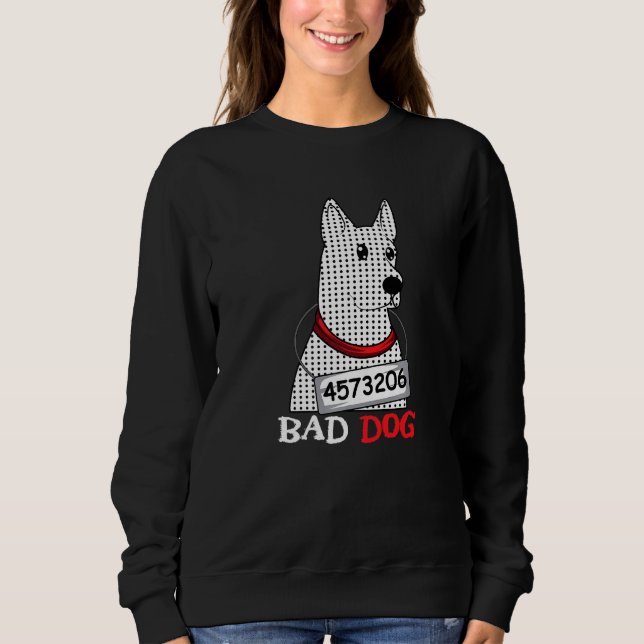 Bad Dog Coach oder Trainer Sweatshirt (Vorderseite)