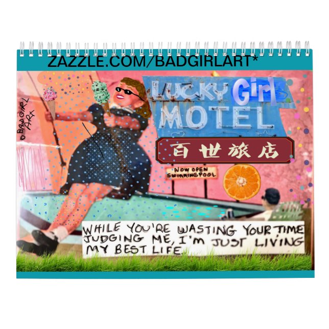Bad Girl Art Kalender (Rückseite)