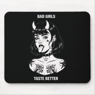 Bad Girls Geschmack Better Tattoo Devil Halloween Mousepad