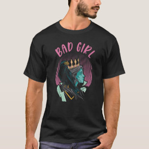 Bad Girls No Angel Rebellis Bad Attitude Naughty T-Shirt