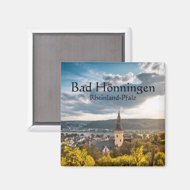 Bad Hönningen Deutschland Magnet (Vorderseite/Rückseite)