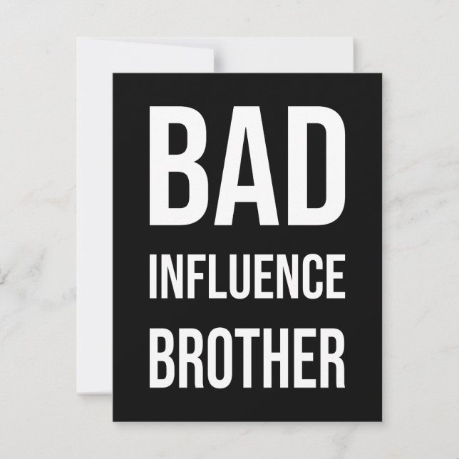 Bad Influence Brother (Vorderseite)