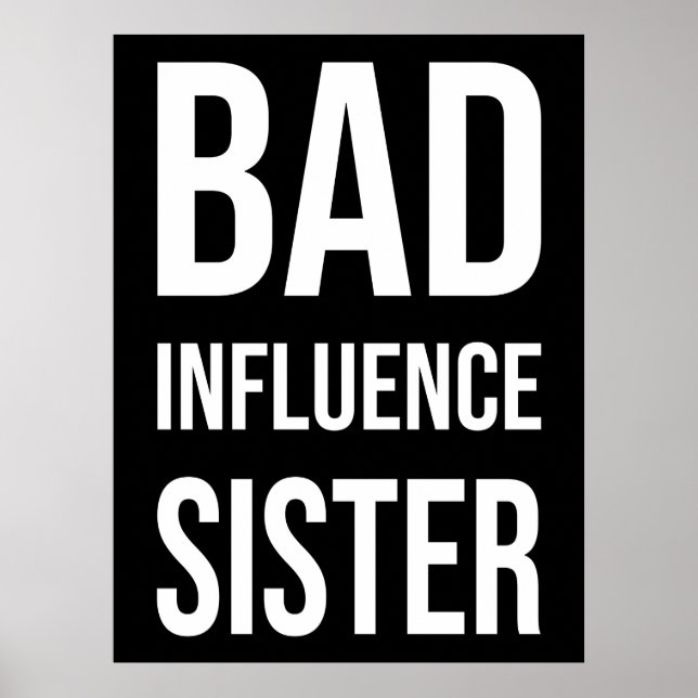 Bad Influenzaschwester Poster (Vorne)