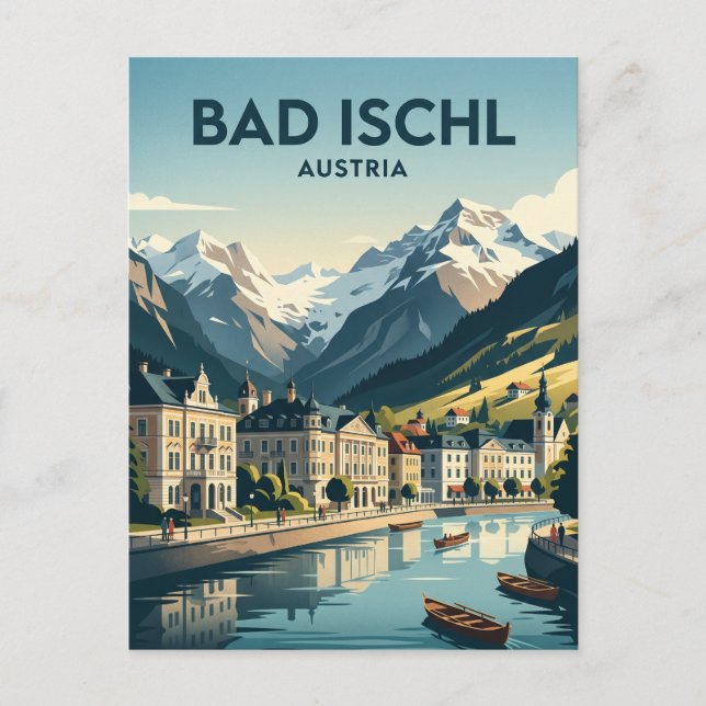 Bad Ischl Österreich Postkarte (Vorderseite)