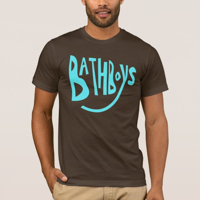 Bad-Jungen blau T-Shirt (Vorderseite)
