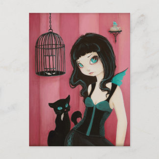 Bad Kitty - Carte postale Fairy
