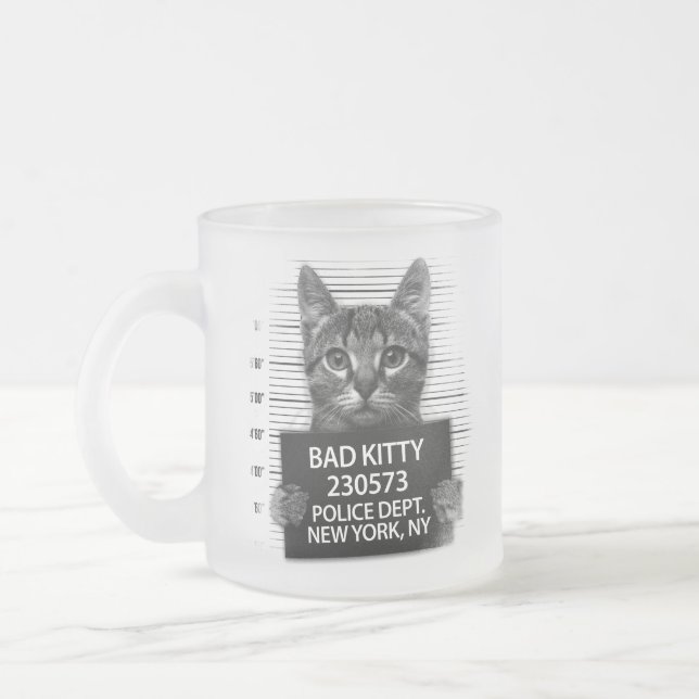 Bad Kitty Cat Police Arrest Foto Funny Mattglastasse (Links)