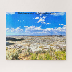 Bad Lands New Mexico.Christmas Greetings Jigsaw P
