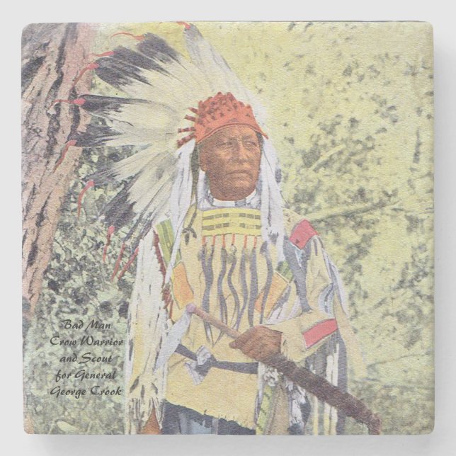 Bad Man Steinuntersetzer (Vorderseite)