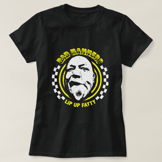BAD MANNERS.png T-Shirt (Design vorne)