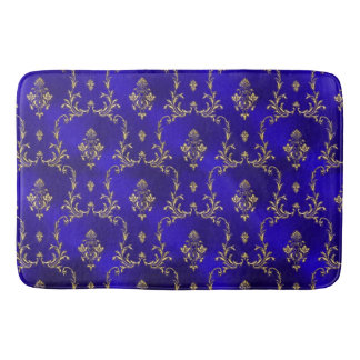 Bad Matte-Blau u. Gold Badematte