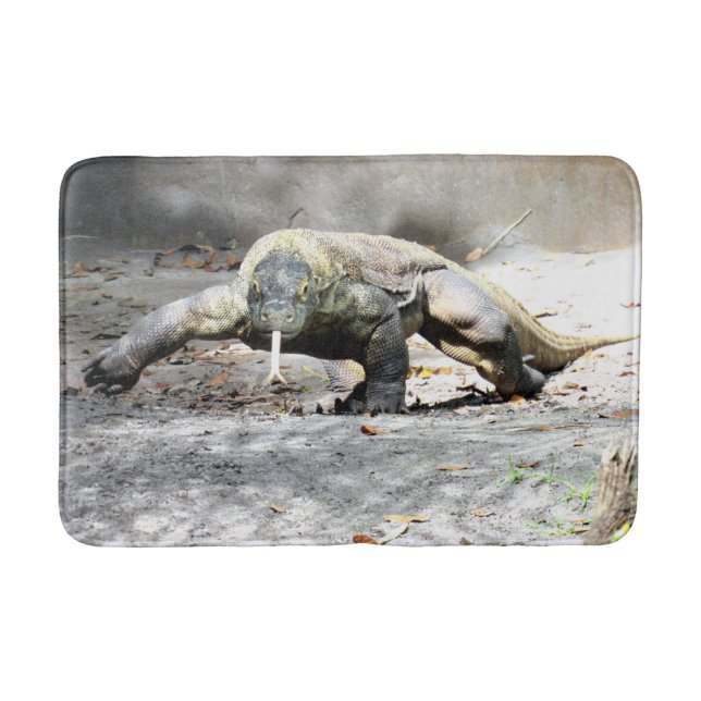 Bad-Matte Komodo Drache-(0751) Badematte (Vorderseite)