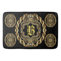 Bad-Matten des Monogramm-B fertigen umsandern