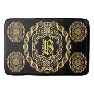 Bad-Matten des Monogramm-B fertigen umsandern Badematte