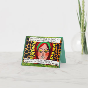 BAD MIRL ART NOTECARD KARTE