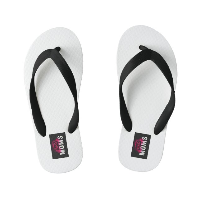 BAD MOMS Flip-Flops Kinderbadesandalen (Fußbett)