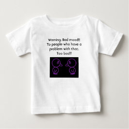 Bad Mood Baby Fine Jersey T - Shirt