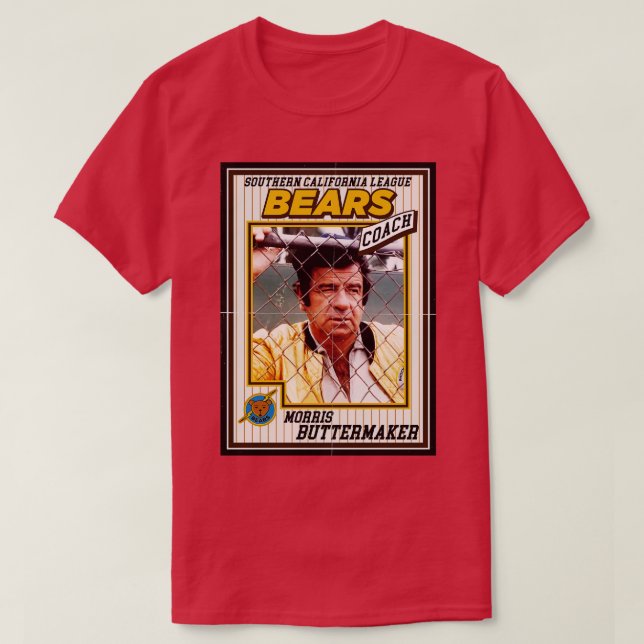 Bad News Bears Baseball d Coach Buttermaker T-Shirt (Design vorne)
