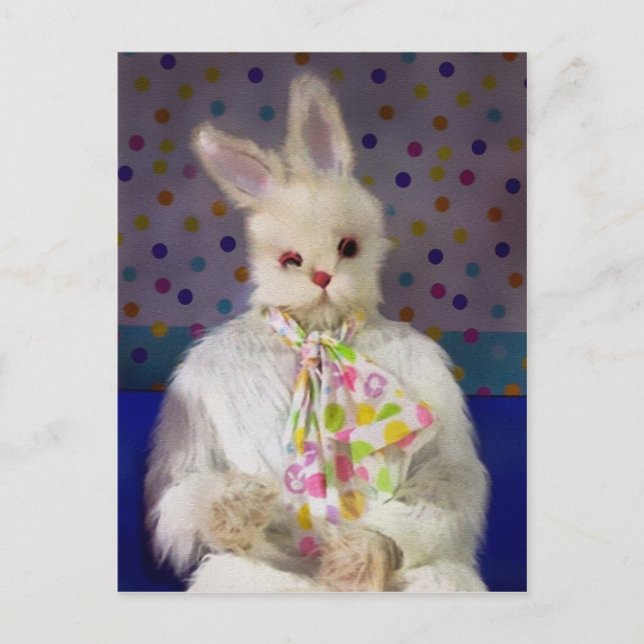 Bad Oaster Bunny Postkarte (Vorderseite)