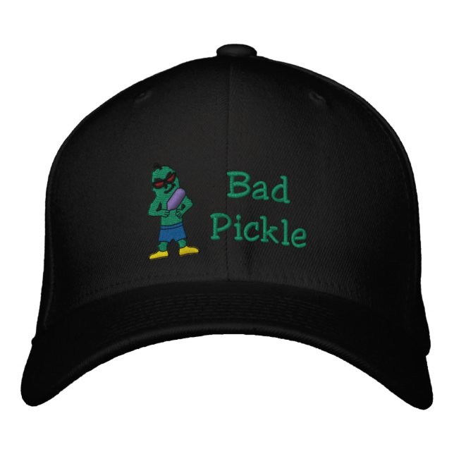 Bad Pickle, Pickleball-Hut Bestickte Baseballkappe (Vorderseite)