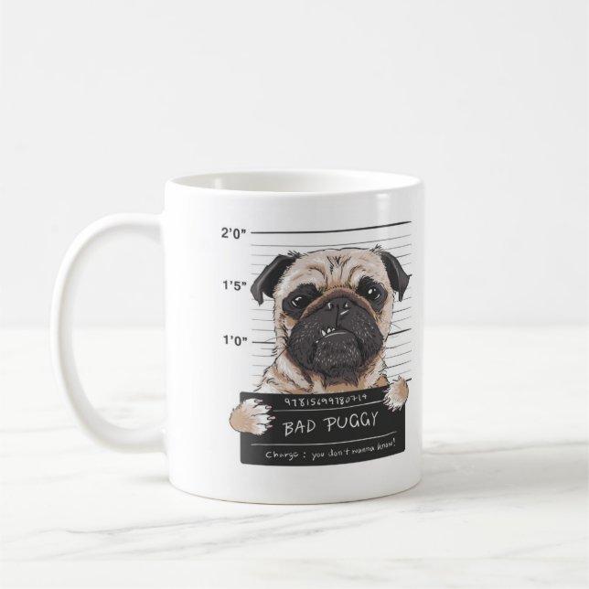 Bad Puggy Tasse Shot (Links)