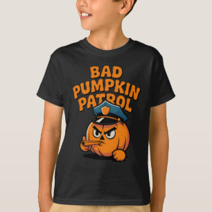 Bad Pumpkin Patrol Funny Halloween Niedliches Hall T-Shirt