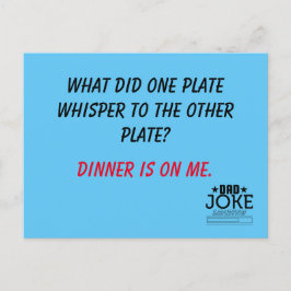 Bad Pun Vater Joke Designed Postkarte