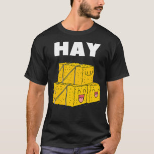 Bad Puns Tshirt Farm Joch Hey Hay Bale Funny