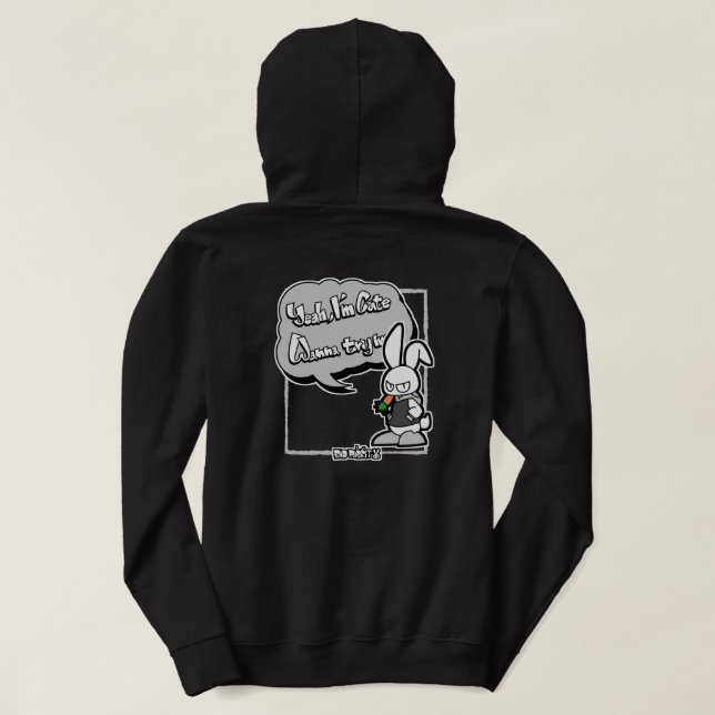 BAD RABBIT SERIES – Deadpan Bunny Attitude Tees (Design Rückseite)