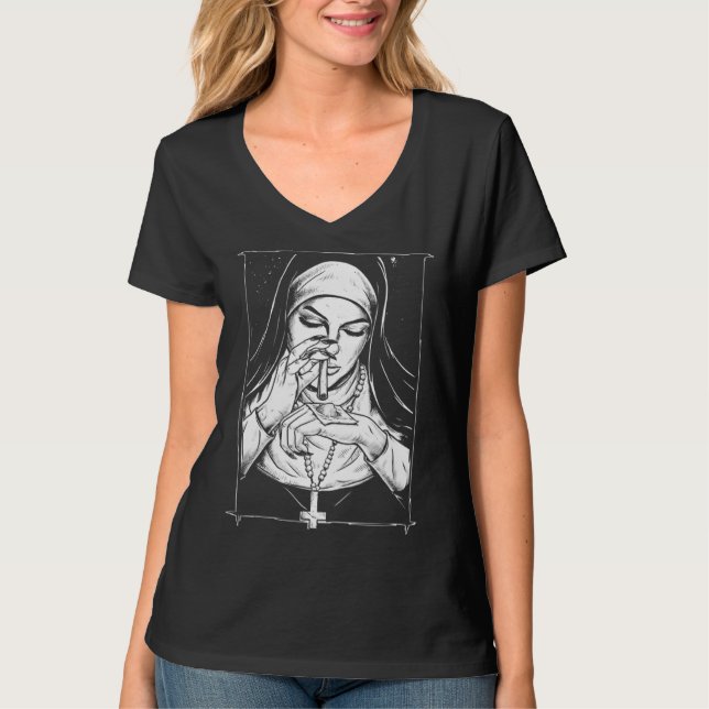 bad religion naughty nuns T-Shirt (Vorderseite)